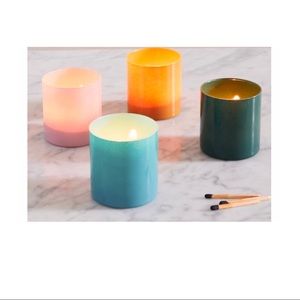 LAST SET - West Elm Mouth-Blown Glass Votives